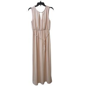 Forever 21 Sz XS Light Soft Pink sleeveless maxi dress Flowy Fairy Coquette